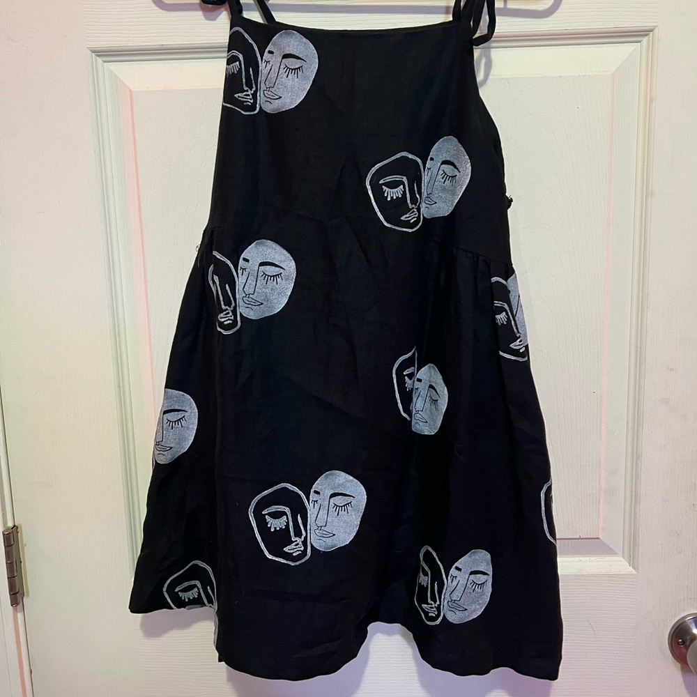 Maker and Mineral Faces Tunic Mini Dress